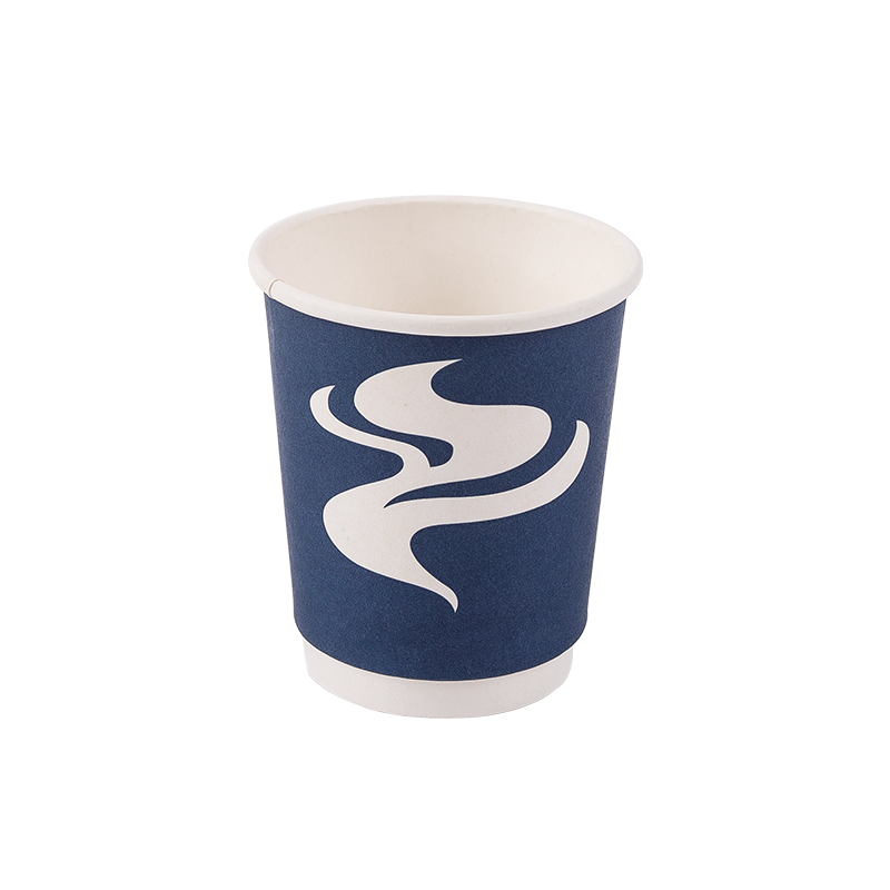 Pahar de hârtie biodegradabilă de unică folosință de 8 oz