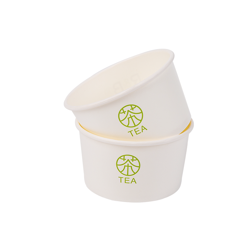 Pahare pentru inghetata din hartie biodegradabila de unica folosinta de 8 oz