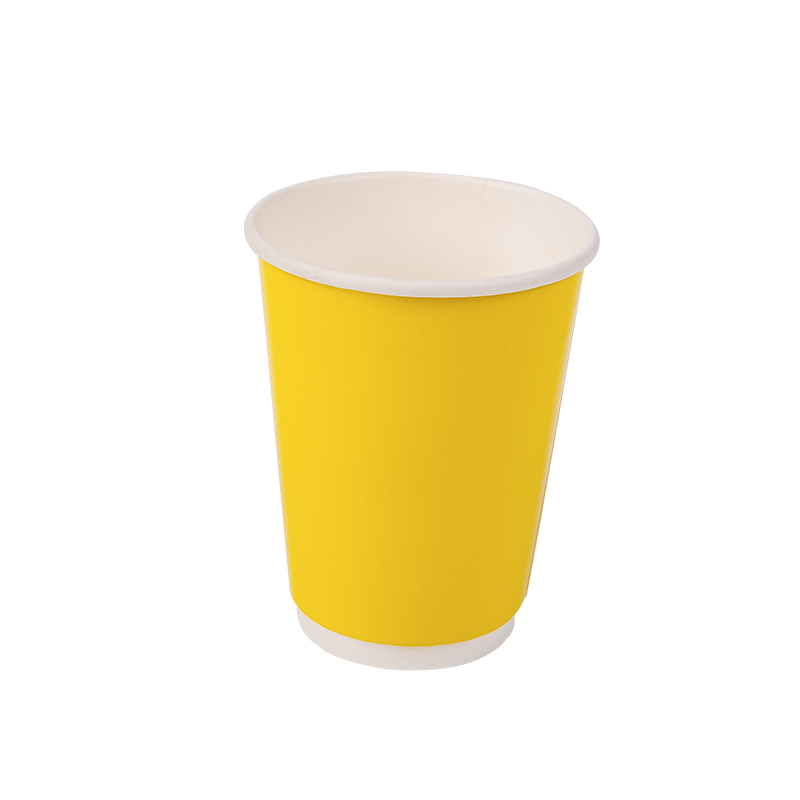 Pahar de hârtie biodegradabilă de unică folosință de 12 oz